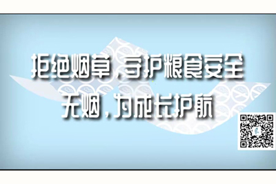 床上大肉棒bb视频拒绝烟草，守护粮食安全